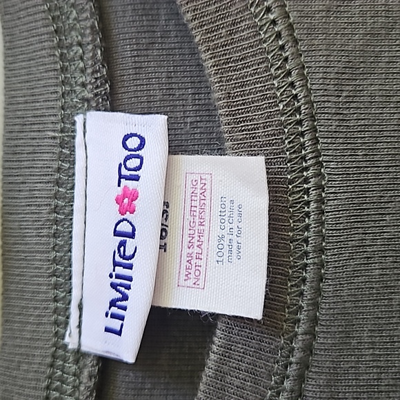 Limited Too Army Brat PJ Set (Girls/Juniors) - Picture 4 of 10